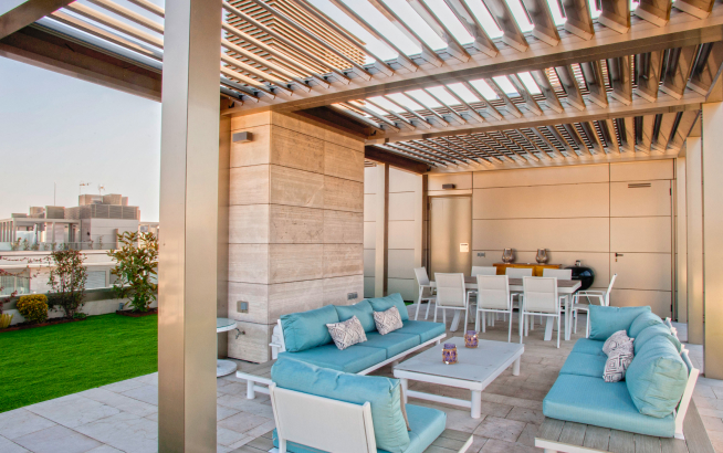 Pérgolas de aluminio adosada a pared Pérgolas de aluminio adosada a pared