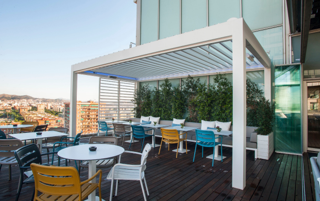 Pérgolas de aluminio adosada a pared Pérgolas de aluminio adosada a pared