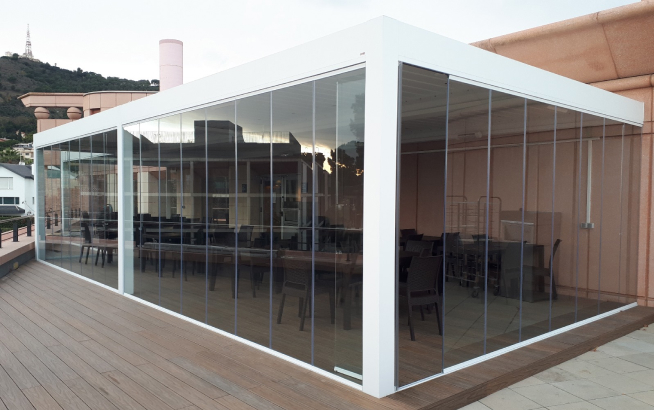 Pérgolas de aluminio adosada a pared Pérgolas de aluminio adosada a pared