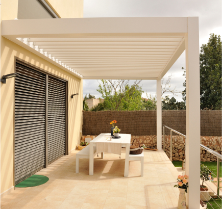 Pergola bioclimatica alumino 3x2