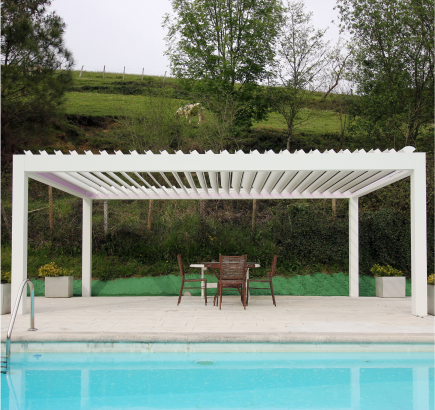 Pergola bioclimatica alumino 3x2