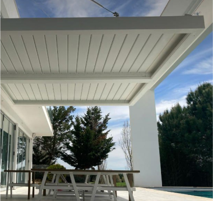 Pergola bioclimatica alumino 3x3