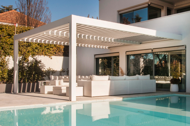 Pérgola Bioclimática de Aluminio 4x3 y 3x4