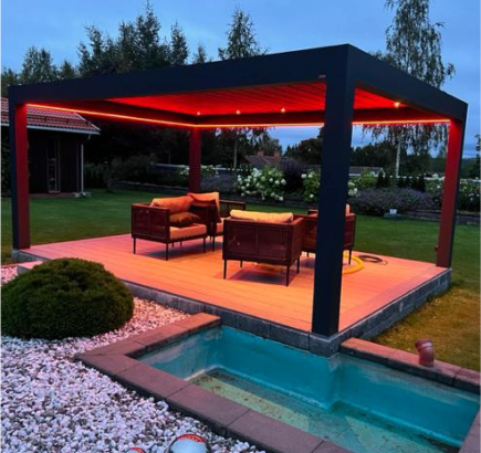 Pergola bioclimatica alumino 5x4 Pergola bioclimatica alumino 5x4
