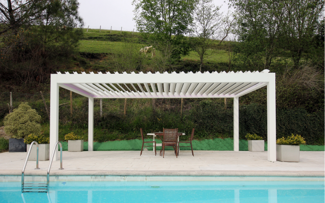 Pergola bioclimatica alumino 4x4 Pergola bioclimatica alumino 4x4