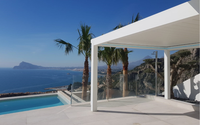 Pergola bioclimatica alumino 4x4 Pergola bioclimatica alumino 4x4