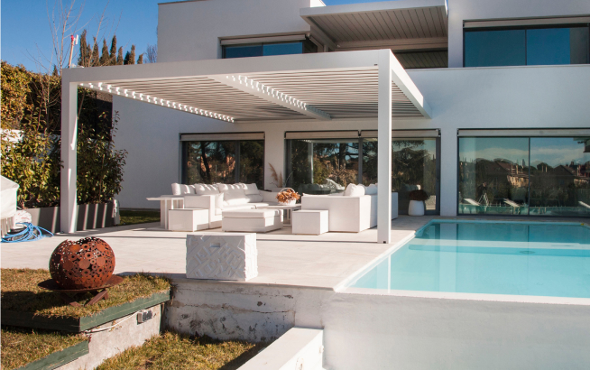 Pergola bioclimatica alumino 4x4 Pergola bioclimatica alumino 4x4