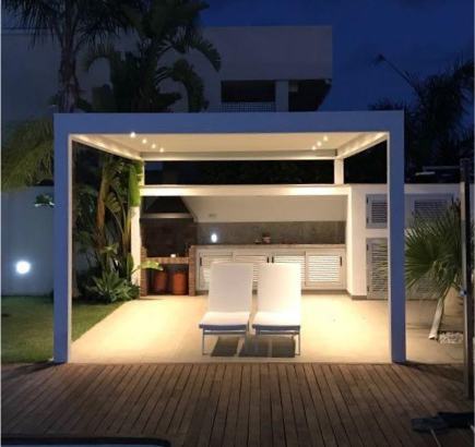 Pergola bioclimatica alumino 4x4 Pergola bioclimatica alumino 4x4