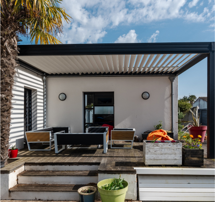 Pergola bioclimatica alumino 5x5