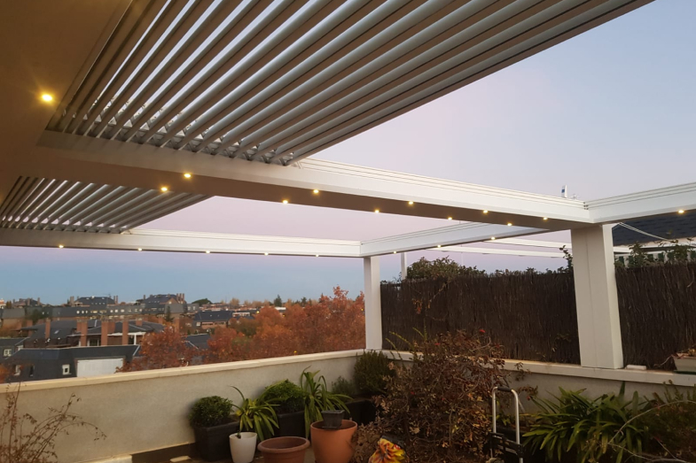 Pérgola Bioclimática Terraza Ático