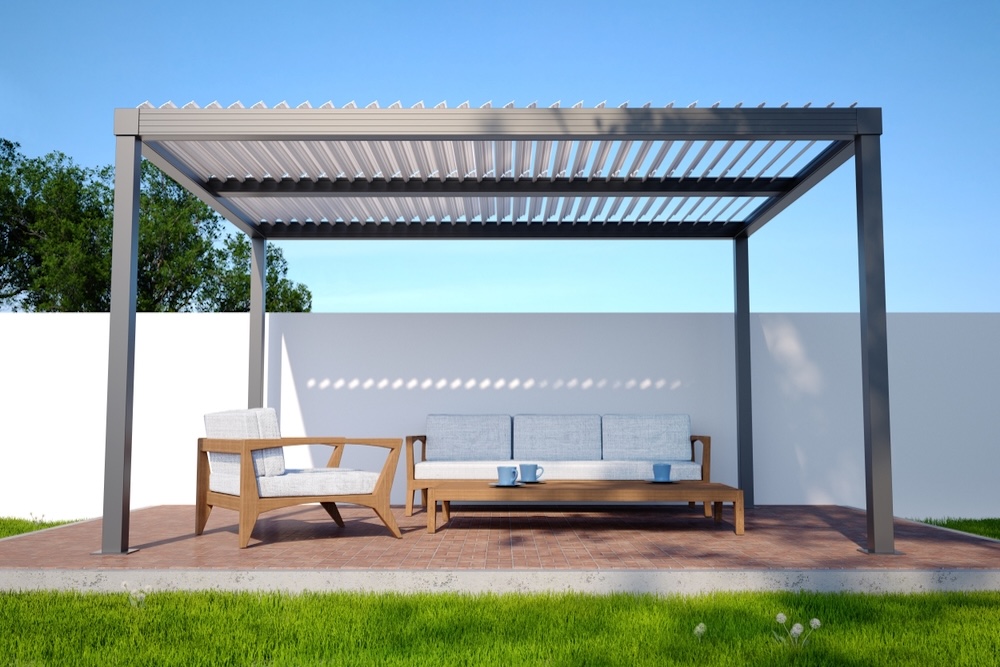 material para pérgola exterior