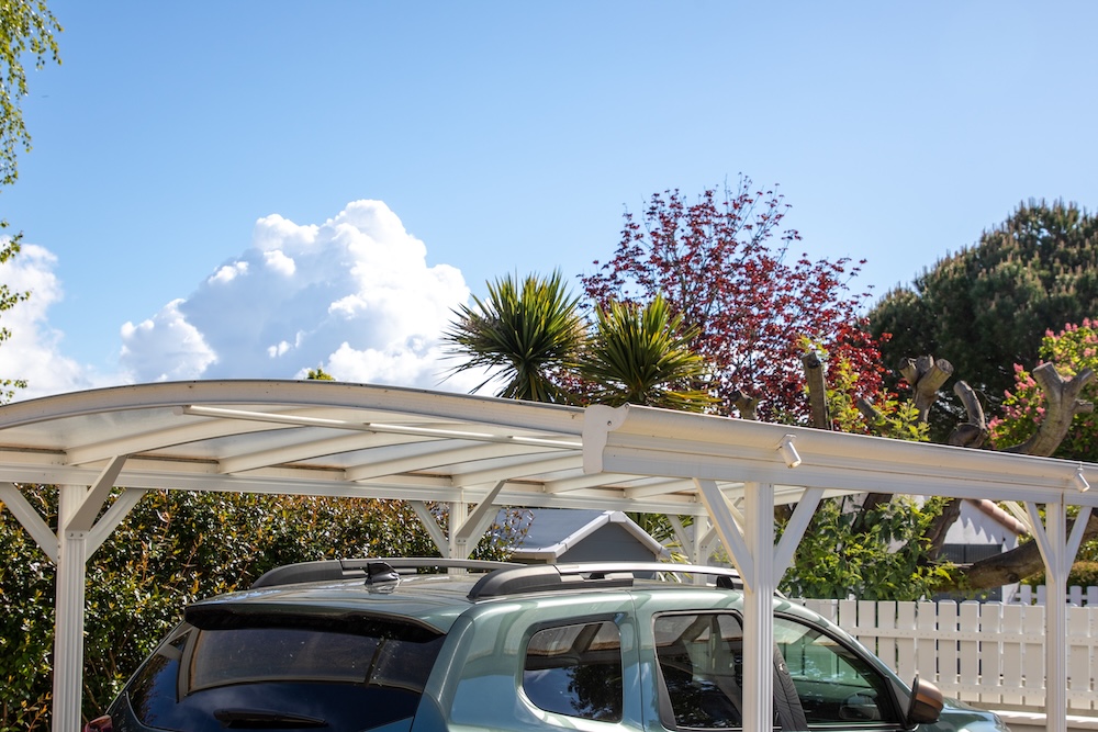 pergola garaje coche