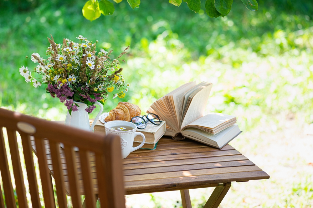 jardin acogedor