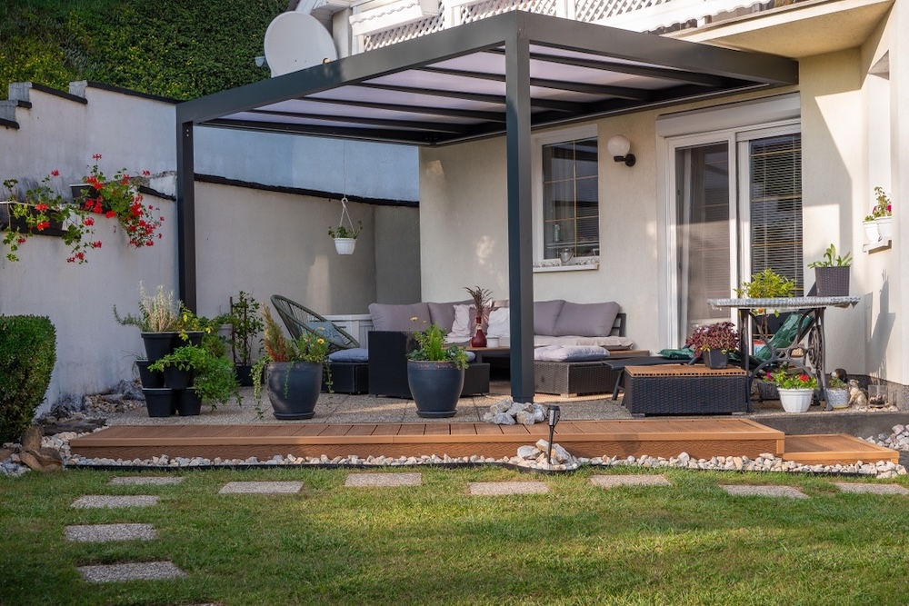 porche con pérgola