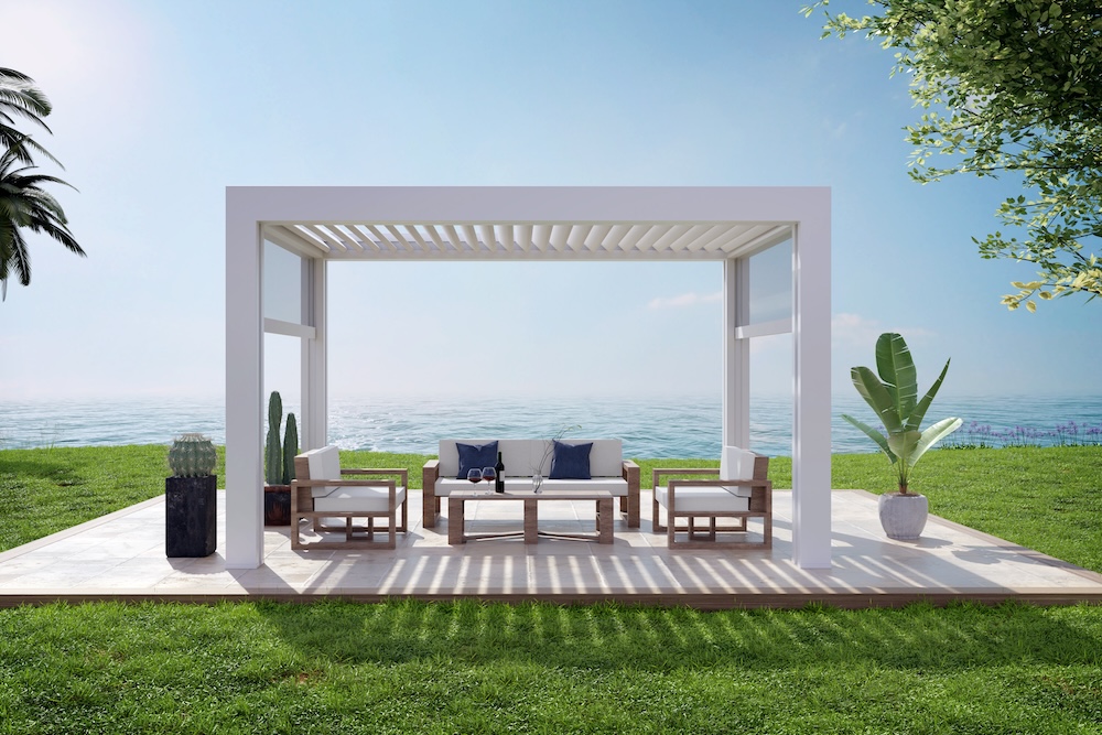 pérgola para terraza exterior