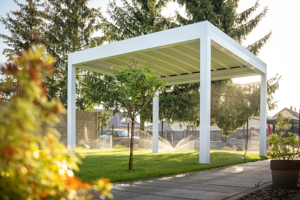 pérgola patio exterior