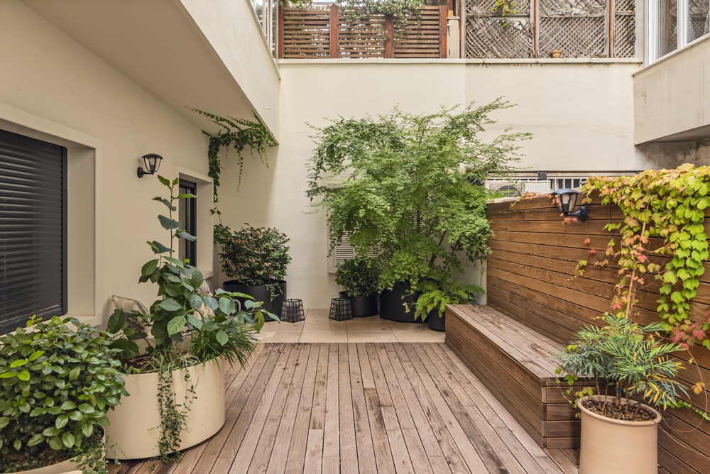 ¿Qué es exactamente una terraza interior?