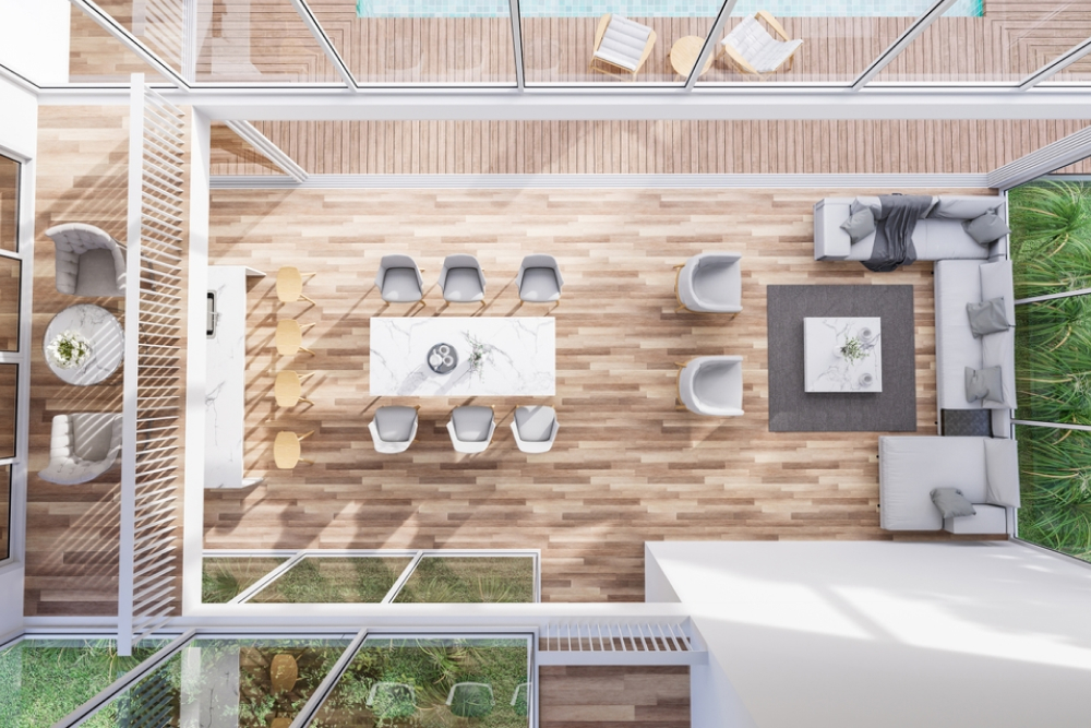 ¿Qué puedes hacer con una terraza interior?